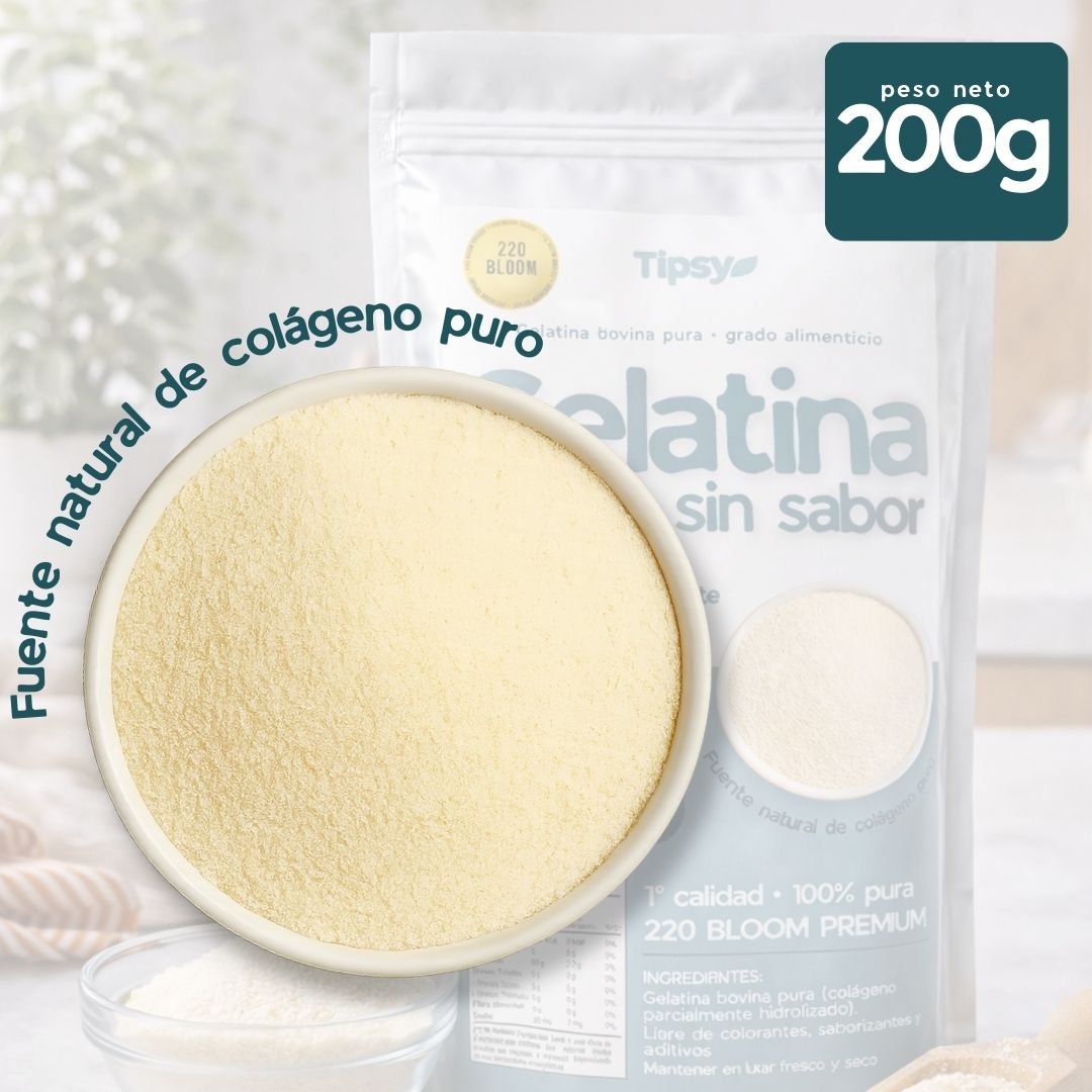 Gelatina Bovina Sin Sabor 1Kg - Imagen 6