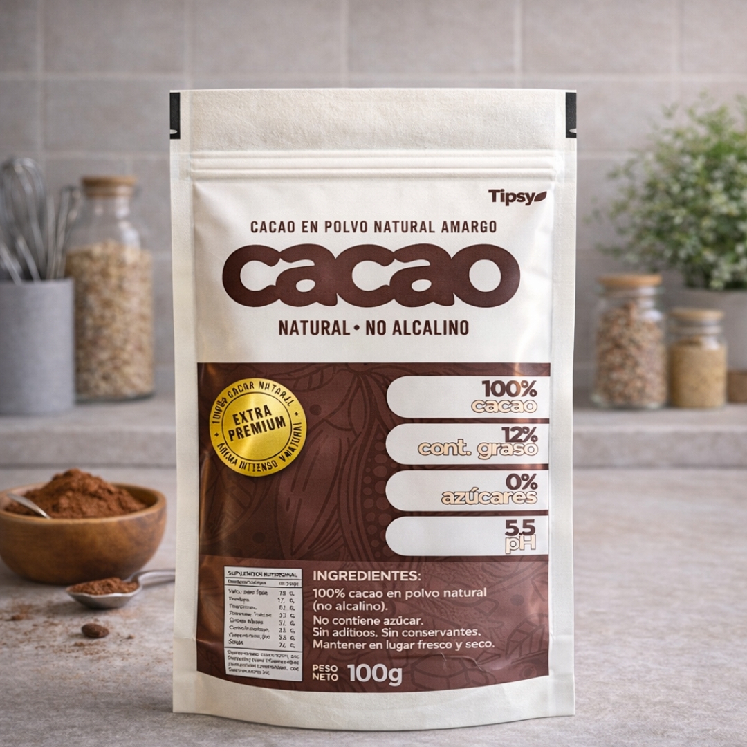Cacao Natural No Alcalino 100g - Imagen 4