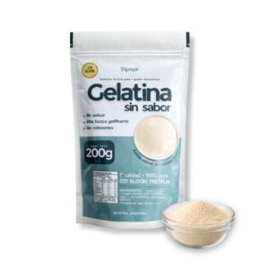 Gelatina Bovina Sin Sabor 200g
