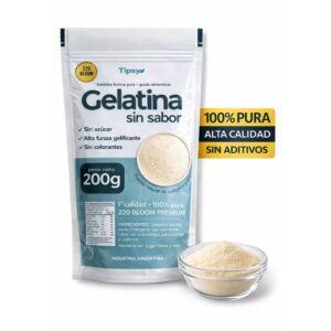 Gelatina Bovina Sin Sabor 200g