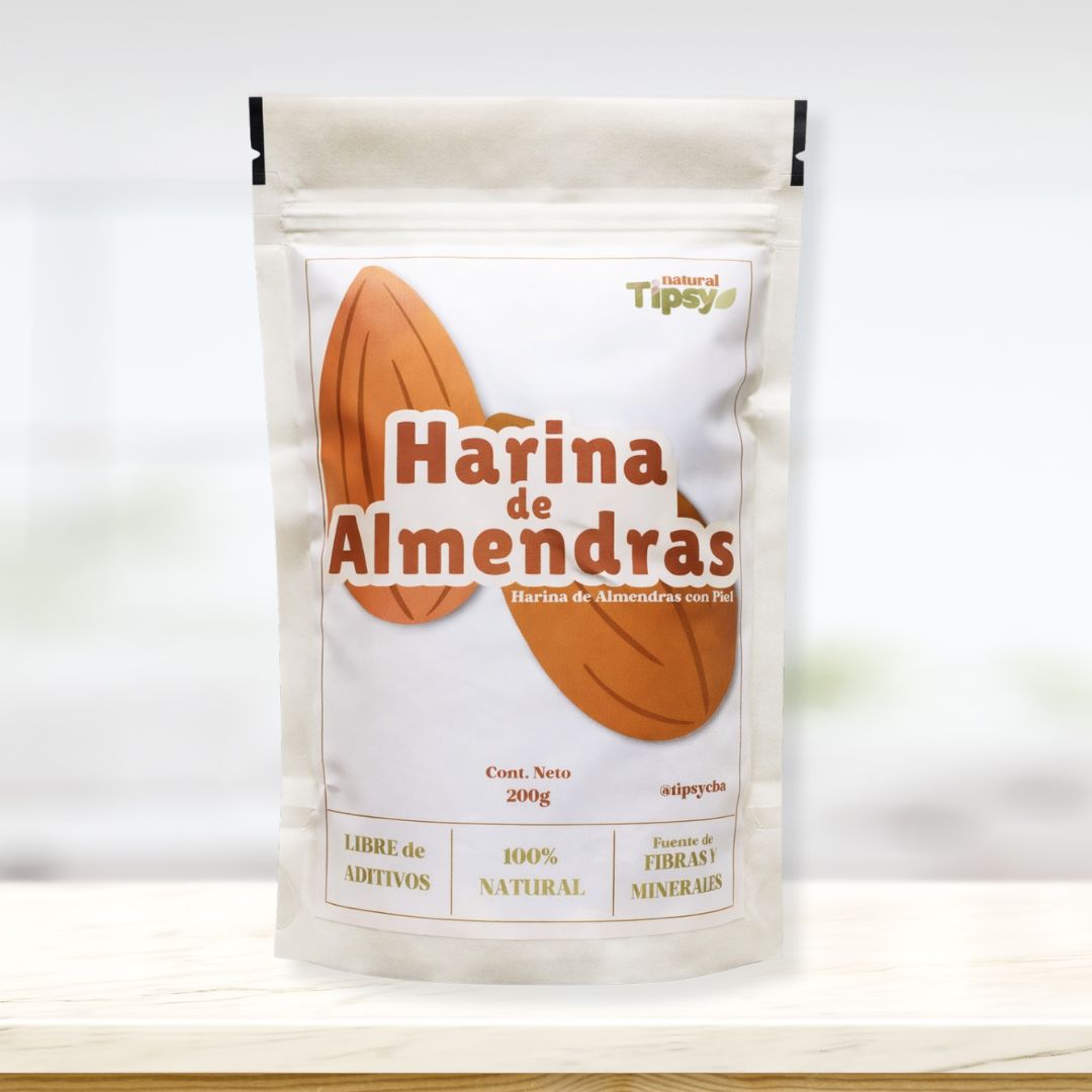 Harina de Almendras Con Piel 200g - Imagen 2