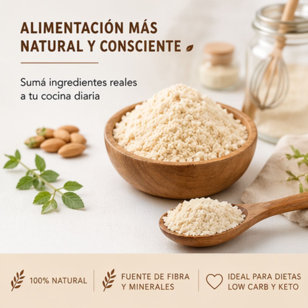 Harina de Almendras Sin Piel 200g - Imagen 2
