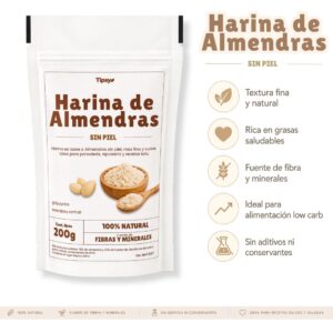 Harina de Almendras Sin Piel 200g