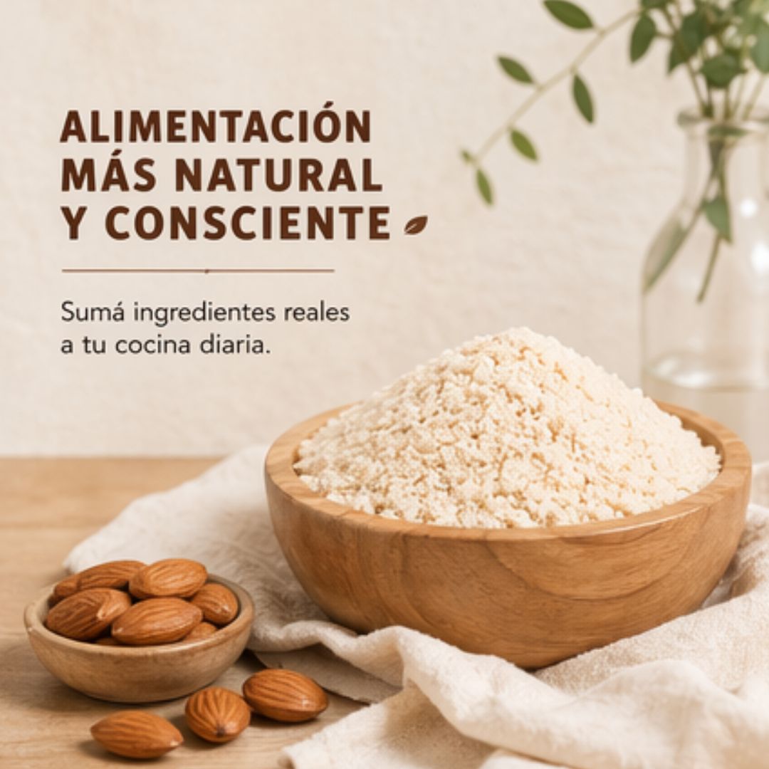 Harina de Almendras Con Piel 1Kg - Imagen 3